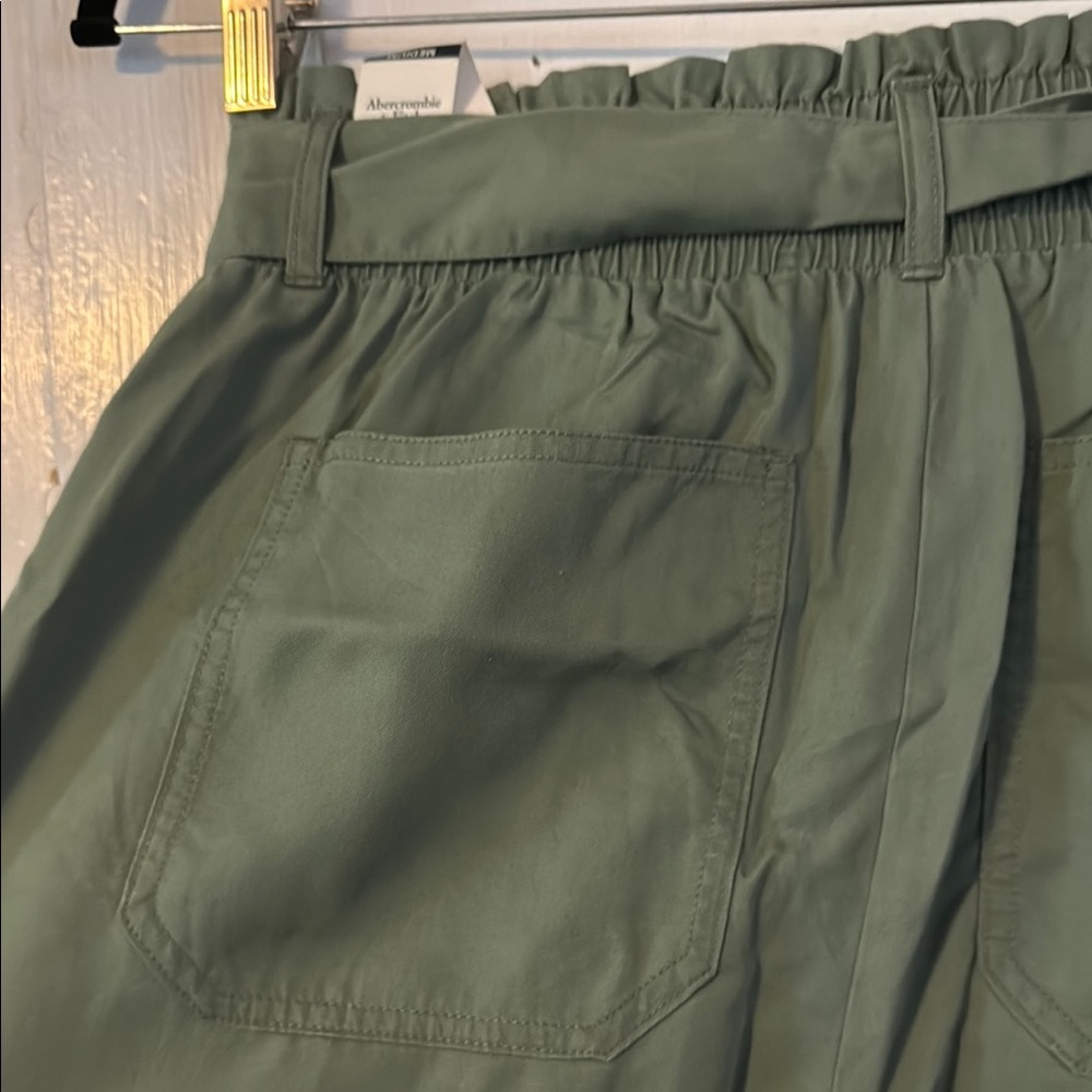 NWT Abercrombie & Fitch Green Elevated Joggers with Relaxed Fit - Picture 5 of 5